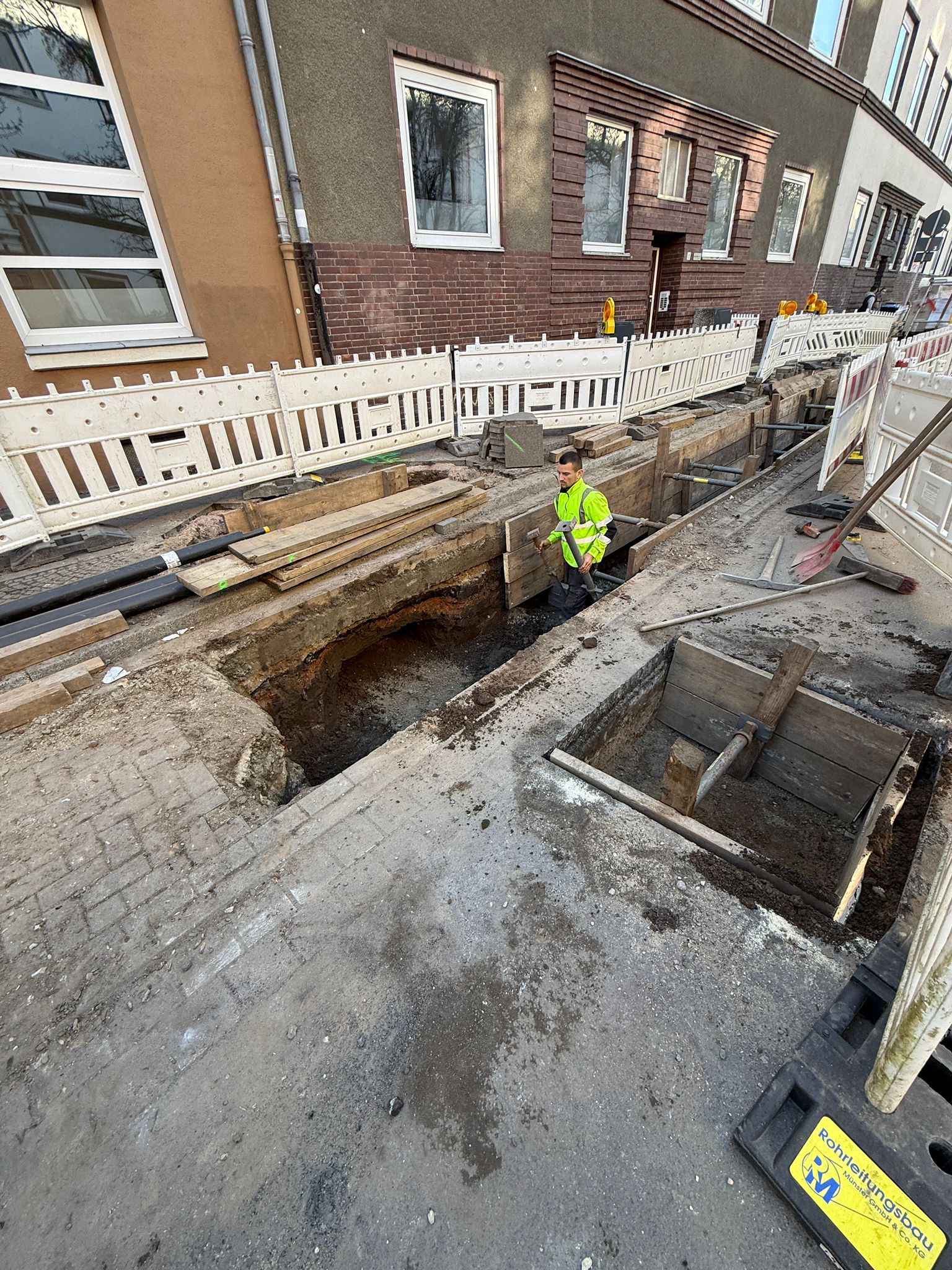 Fernwärmeleitungsbau